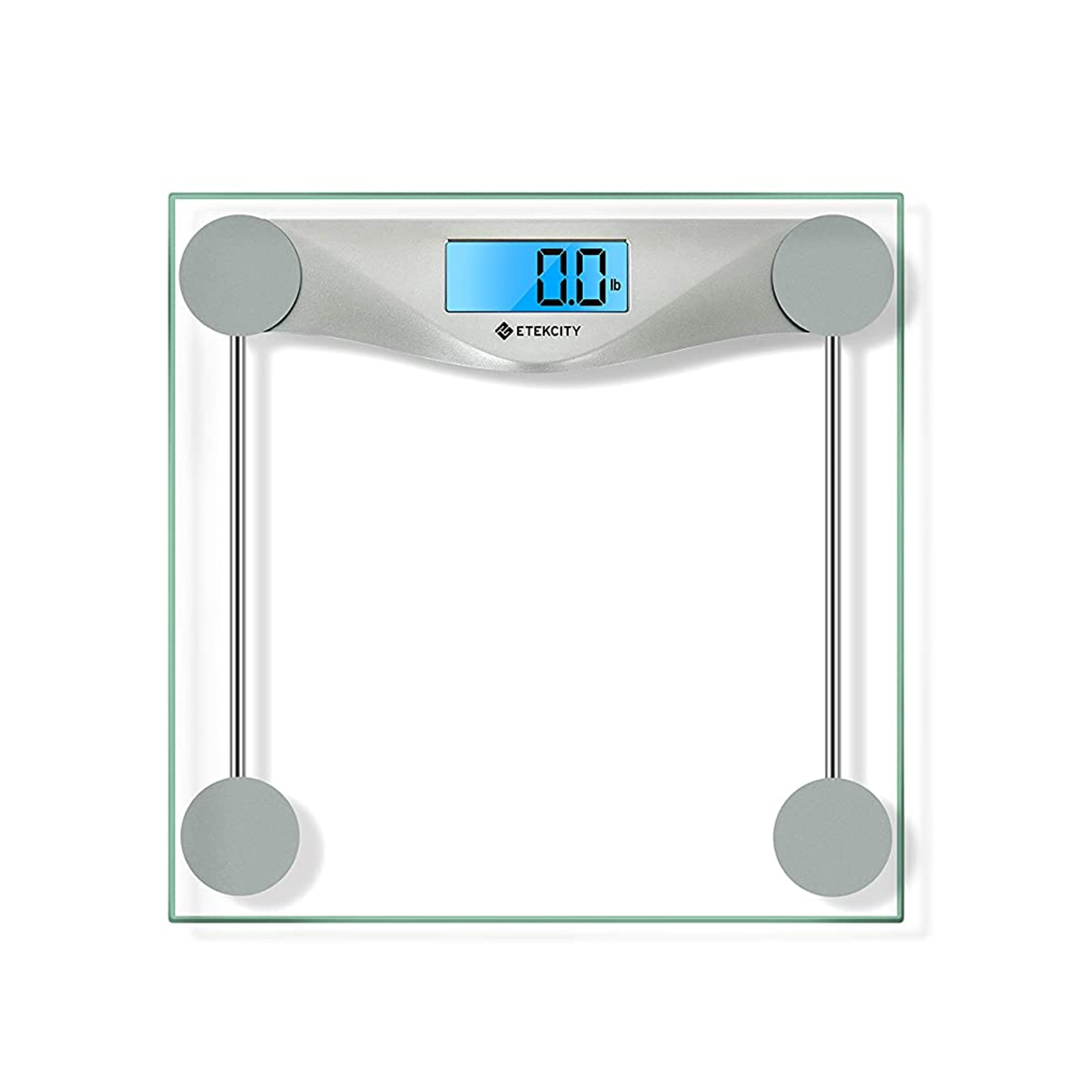Digital Glass Talking Bathroom Scale Weighs Pounds KG Stones 180KG 400 pounds
