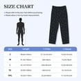 thumbnail image 2 of Cauagu Constellation Mens Pajama Pants Sleep & Lounge Pants,PJ Bottoms with Pockets-Large, 2 of 7