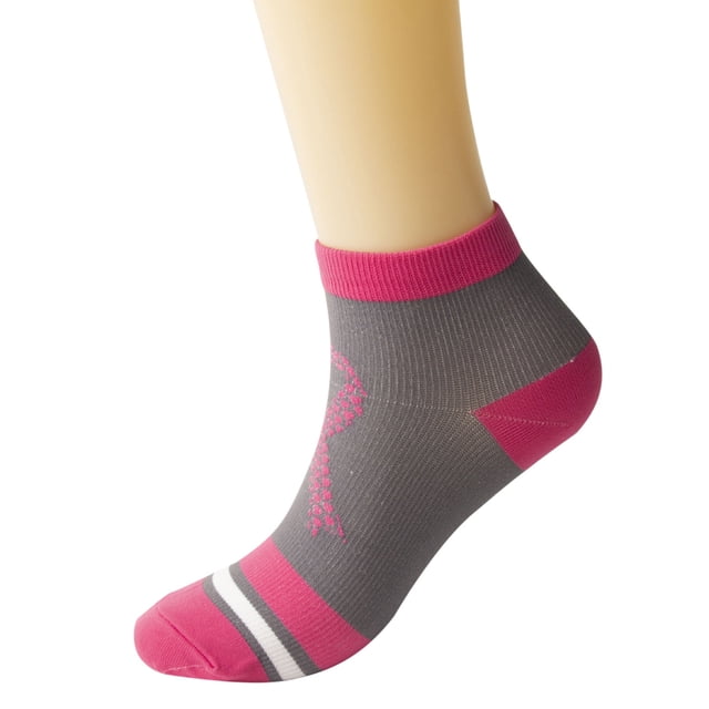 Womens Cancer Awareness Ribbon Socks Soft Comfortable Athletic Sport Socks Bulk Pack for Women Support Cause