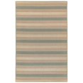 thumbnail image 1 of Trans-Ocean Importe RVI80764004 7 Pi 10 Po x 9 Pi 10 Po Liora Manne Riviera Stripe Tapis Tissé Wilton Intérieur et Extérieur - Aqua, 1 of 1