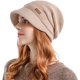 thumbnail image 4 of Gorro holgado para mujer, gorro suave para mamá, gorro con capas, visera, ala de moda, gorro para dormir para niña, gorro para quimioterapia contra el cáncer, 4 of 5