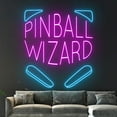 thumbnail image 4 of Handmadetneonsign Pinball Wizard Neon Sign, Pinball Retro Led Light, Pinball Neon Light,Arcade Sign, 4 of 5