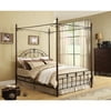 Weston Home Metal King Size Canopy bed