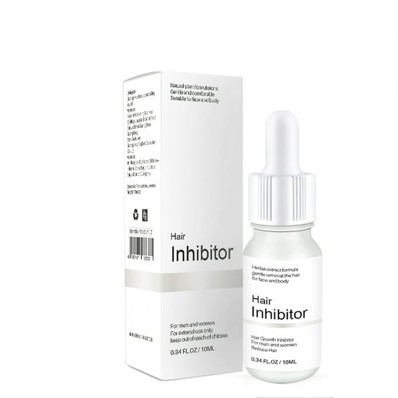 Slow Grow Hair Inhibitor Lotion , Hair Regrowth Minimizer, Men and Women, 10ml, 1-pack