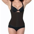 thumbnail image 1 of Chaleco moldeador de cuerpo Fullness Powernet con correas de sujetador ajustables - M - Negro Fullness KL8199-M-Black, 1 of 1