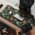 thumbnail image 2 of Long Mouse Pads for Desk,Dark Green Toned Dinosaur and Volcano Desk Mats on Top Of Desks, Desk Mouse Pad Extra Large with 3mm Non-Slip Base and Stitched Edge for Gaming,Work,Home 35.4"x15.7", 2 of 5