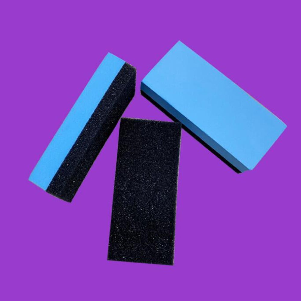 Lot De 10 Éponges De Voiture En Céramique - Tampons Applicateurs Nano Wax Coat Pour Cirage Et Polissage
