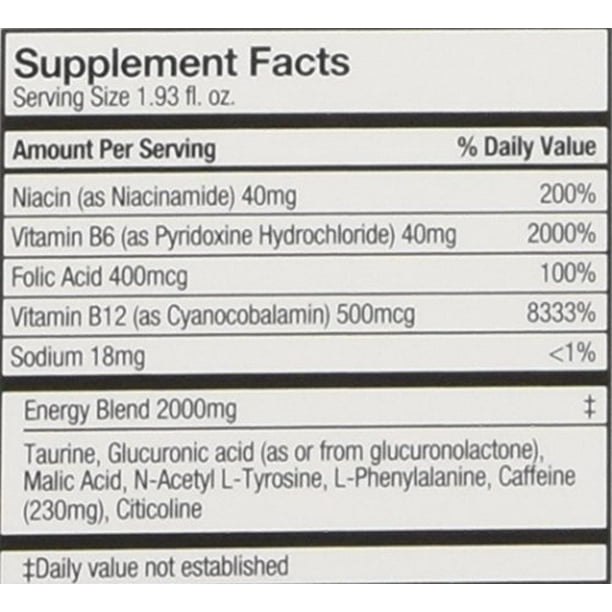 5hour Energy Extra Strength Berry Liquid Dietary Supplement, 1.93 fl