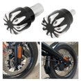 thumbnail image 3 of Kit de herrajes decorativos para pernos y tuercas de cubierta de eje delantero cromado para motocicleta R18 Classic R 18 2020 B negro Macarena Tuerca del eje delantero, 3 of 8