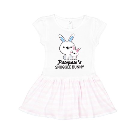

Inktastic Pawpaws Snuggle Bunny Easter Gift Toddler Girl Dress