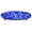 Cobalt Blue And White, variant on Hot Knobs HK8056-POA Granite Cobalt Blue & White Oval Glass Cabinet Pull - Aluminum Post