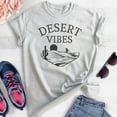 thumbnail image 2 of Desert Vibes Shirt, Unisex Women's Men's Shirt, Desert Shirt, Camping Shirt, Hiking Shirt, Mountain Shirt, Heather Ash, Medium, 2 of 6