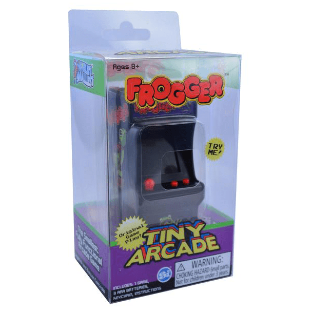 Tiny Arcade Frogger Miniature Arcade Game Multicolor