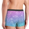 thumbnail image 5 of Balery Multicolor Glitter Men's Boxer Briefs, Soft and Breathable Cotton Underwear with nylon Waistband-Large, 5 of 9