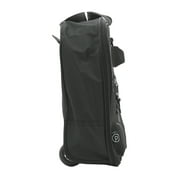 Protege 32-inch Large Compactible Rolling Duffel Bag for Travel, Black