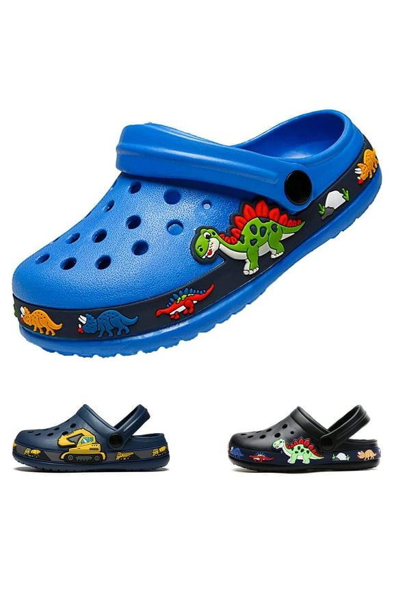 Toddler Boys Girls Cartoon Clogs Kids Lightweight Garden Shoes Beach Sandals