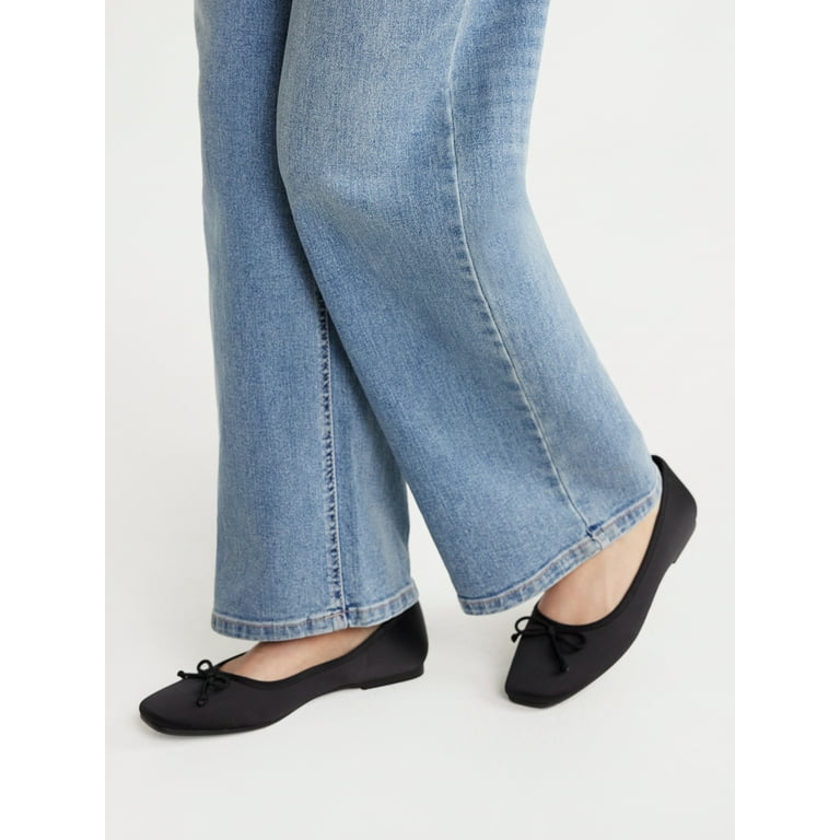Scoop Women's Square Toe Ballet Flats - Walmart.com