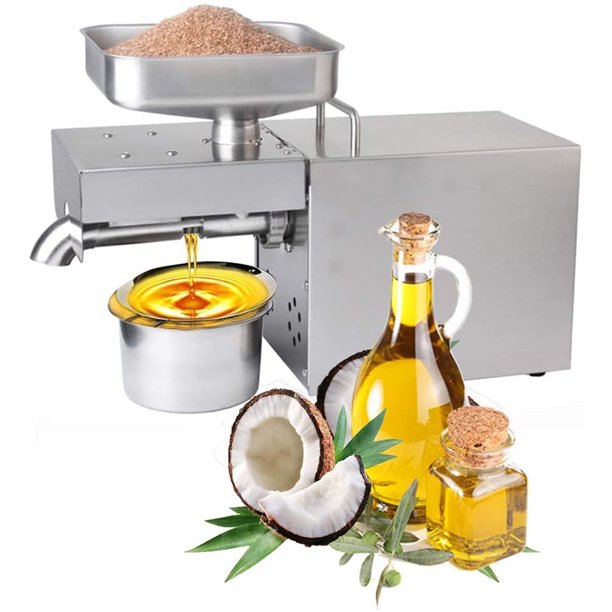 1500W Kitchen Oil Press Machine, Electric Automatic Oil Press Extractor Organic Oil Expeller for