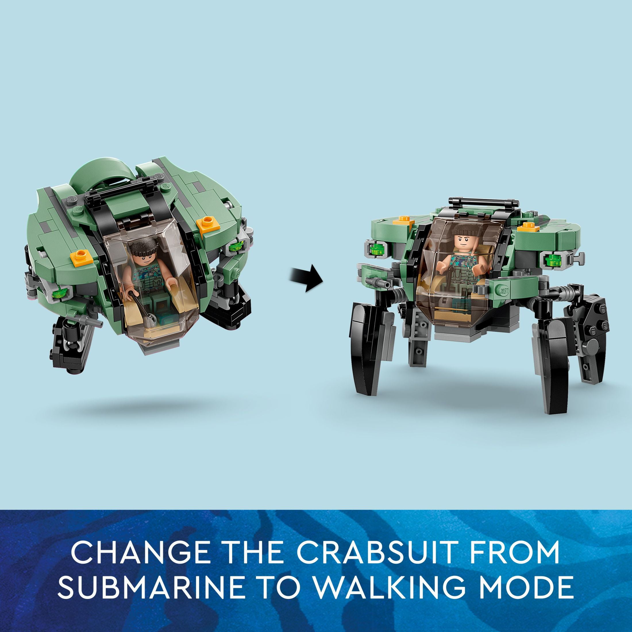 LEGO Avatar: The Way of Water Payakan the Tulkun & Crabsuit 75579, Building Toy Set, Movie Underwater Ocean with Whale-Like Sea Animal Creature Figure