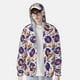 thumbnail image 2 of Balery record rock Skull star Sudadera ligera de manga larga con capucha y protección solar UPF 50+ para hombre y mujer, ideal para pesca y running-3X-Large, 2 of 7