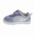 thumbnail image 4 of Disney Stitch Design Casual Sneakers Girls - Cute Alien Everyday Wear Comfortable Durable Canvas Easy On/Off (Infant/Toddler) - Blue, Size: 3, 4 of 8