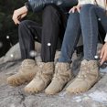thumbnail image 3 of Botas de nieve de invierno para exteriores, zapatos de algodón grueso con forro polar para hombres, zapatos de montañismo de cinco dedos impermeables, antideslizantes y cálidos para mujer, 3 of 6