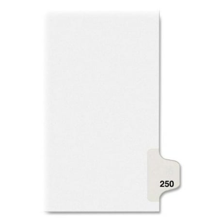 avery individual side tab legal exhibit dividers 82466 walmart com