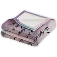 thumbnail image 3 of Jesus Bible Verse Throw Blanket for Couch Sofa Bed Warm Fuzzy Flannel Blanket for Kid Baby Adults Lightweight Soft Cozy Warm Luxury Microfiber Blankets (Pink Purple , 50''''x 60''''), 3 of 6