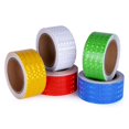 thumbnail image 1 of 5 rollos de cintas reflectantes, 5 colores, cinta reflectante de advertencia, pegatina de seguridad nocturna, plata, azul, rojo, amarillo, verde (2 pulgadas x 29,5 pies), 1 of 5