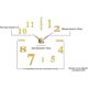 thumbnail image 3 of Reloj de pared grande Diy Reloj de pared 3d Reloj de pared grande Diy silencioso moderno / Volver / kaili Sencillez, 3 of 4