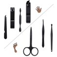 thumbnail image 4 of Kit Manucure Pedicure, Trousse Manucure Pedicure Set de 7pcs avec étui en Exquis Cuir (Rouge), 4 of 5