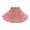 Brick Red, variant on Staki Rainbow Tulle Skirt Girls Metallic Skater Skirt Sparkly Shiny Flared Pleated A-Line Mini Skort(Pink,18-24 Months)