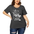thumbnail image 2 of Anbech Hocus Pocus Shirts for Women's Plus Size Halloween Shirts Its Just A Bunch of Hocus Pocus Oversized Graphic Tee, 2 of 6