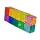 thumbnail image 4 of Juego de bloques de construcción arcoíris apilables, juguete sensorial con reconocimiento de colores suaves, cubos acrílicos de construcción arcoíris 10 piezas, 4 of 8