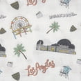 thumbnail image 2 of Swaddle & Bandana Bib Set - Los Angeles, 2 of 3