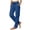 Navy, variant on Bosfbaoi Cargo Pants for Women Elastic Drawstring High Waist Straight Leg Casual Work Pants with Multi Pockets