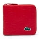 thumbnail image 1 of Cartera Lacoste Zip Allover Embossed MOD NF3684HZ Rouge Cow Leather Lacoste NF3684PO, 1 of 2