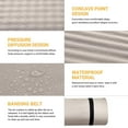 thumbnail image 2 of KingCamp KingCamp Self-Inflating Sleeping Pad Queen Size Foam Mat Camping Mattress with 2 Pillows for Outdoors 78” x 51.2”, 2 of 7