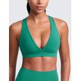 thumbnail image 2 of CRZ YOGA Butterlift Deep V Neck Sports Bras For Women, 2 of 6