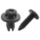 thumbnail image 1 of 50pcs 6mm Plastic Push Type Rivet Bumper Pin Clips, 1 of 5