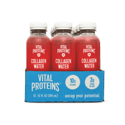 Vital Proteins, Collagen Water, Strawberry Lemon, 12. oz, 12 pack