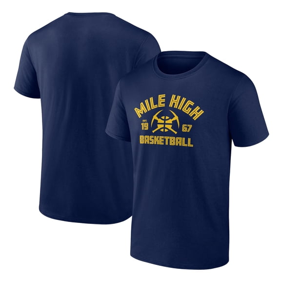 Men's Navy Denver Nuggets Tip-Off T-Shirt