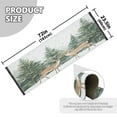 thumbnail image 6 of WOBOGO Two Deer Are in The Snow Bedside long rug delicate and soft modern indoor area decor non slip carpet for bed room corridor entrance balcony, 6 of 8