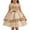 Khaki, variant on Girls Sleeveless Sequin Bow Dress Tutu Party Gown Performance Outfit Summer Formal Occasion Wear Girls Summer Dress Cassual Formal Dresses Cute Sun Dresses