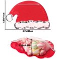 thumbnail image 3 of Bolsas de golosinas navideñas para fiestas 50 piezas de bolsas de dulces para niños, bolsas de regalo de plástico con cremallera para galletas de caramelo, mini regalo de Navidad, Goodie Ba Feliz Sencillez, 3 of 5
