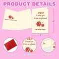 thumbnail image 3 of Funny Mother's Day Card for Mom Cute To-Ma-Toes Mothers Day Greeting Card from Son Daughter Happy Mother's Day Card with Envelope Mothers Day Gift Cards for Women$$Office, 3 of 7