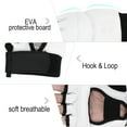 thumbnail image 4 of Guantes de boxeo con cubierta protectora de mano para adultos y niños, Taekwondo Sparring, medio dedo (guante S), 4 of 9