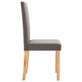 thumbnail image 3 of vidaXL Dining Chairs 2 pcs Taupe Fabric, 3 of 5