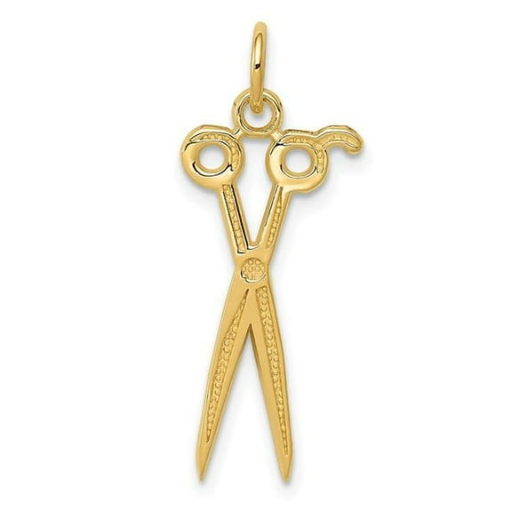 Finest Gold 14K Yellow Gold Scissors Charm