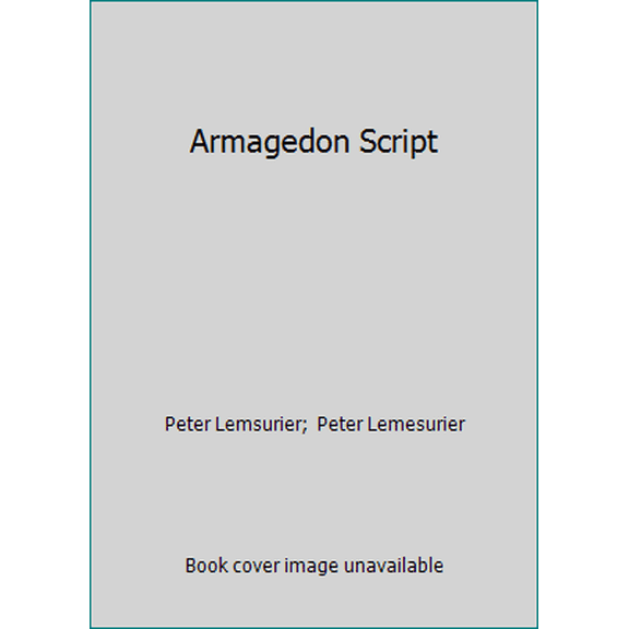 Pre-Owned Armagedon Script (Paperback) 0312049226 9780312049225